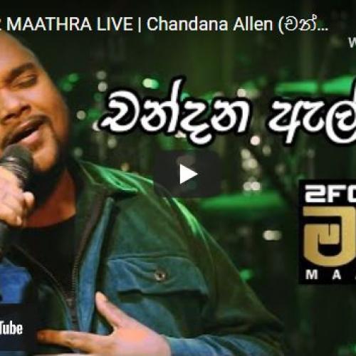 New Music : 2Forty2 MAATHRA LIVE | Chandana Allen (චන්දන ඇල්ලෙන්) | H.R. Jothipala | Feat Billy Fernando