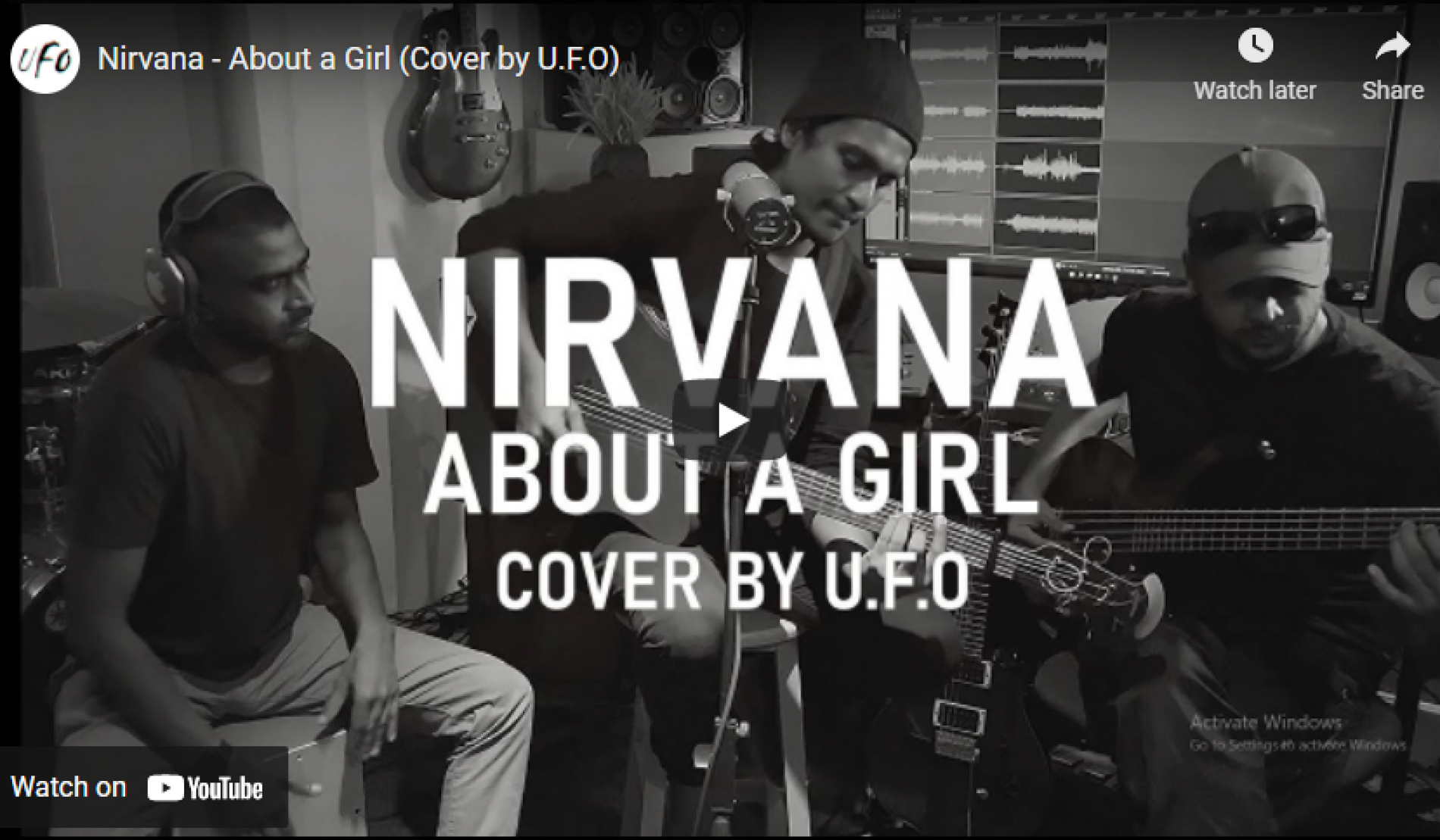 New Music : Nirvana – About A Girl (Cover by U.F.O)
