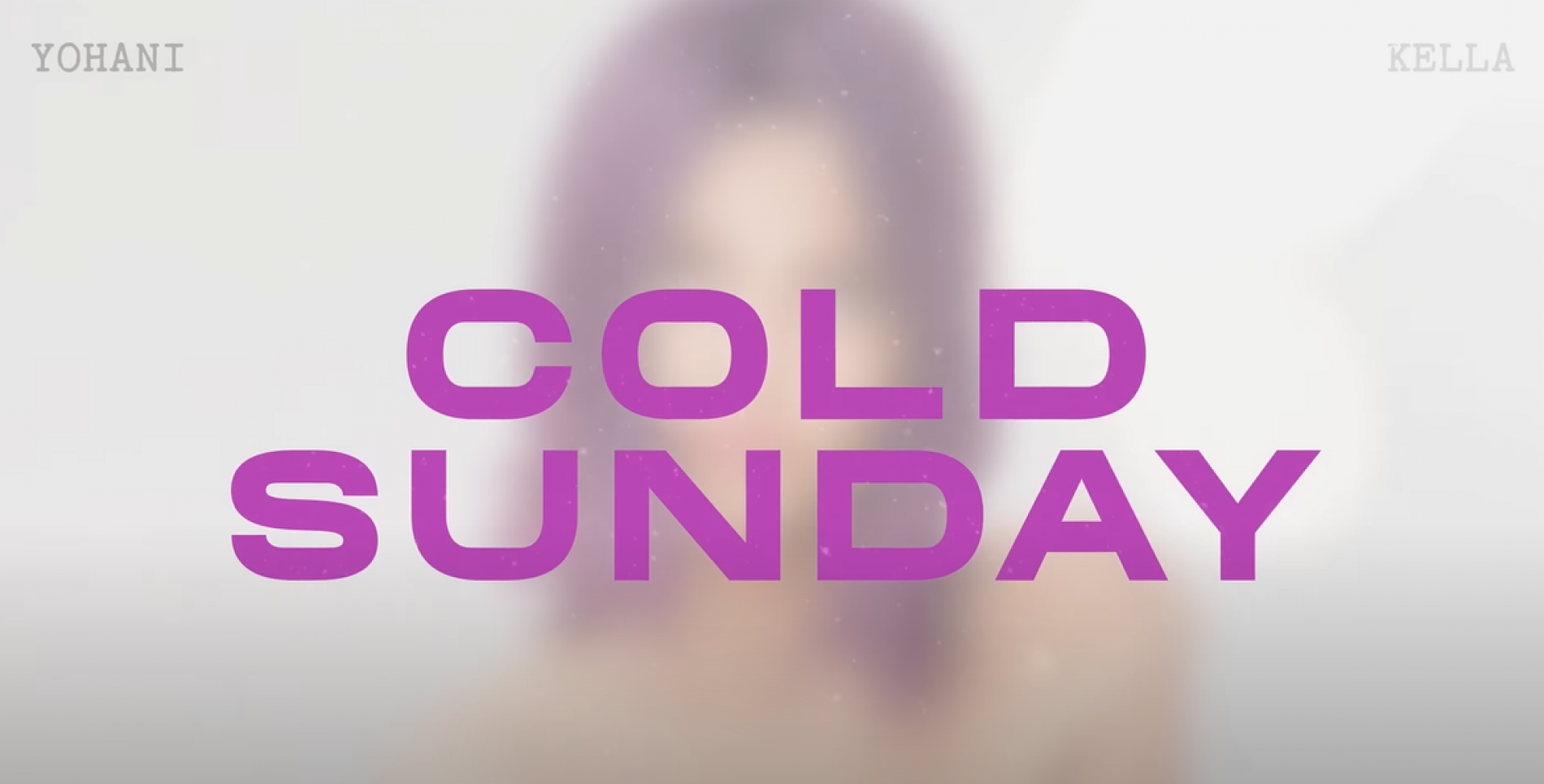 New Music : Yohani – Cold Sunday (Visualizer Lyric Video)