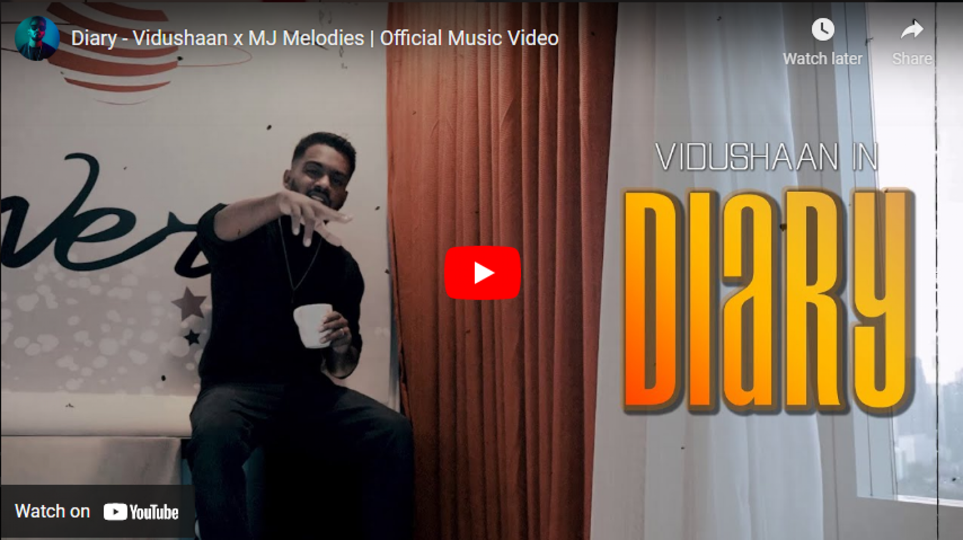 New Music : Diary – Vidushaan x MJ Melodies | Official Music Video