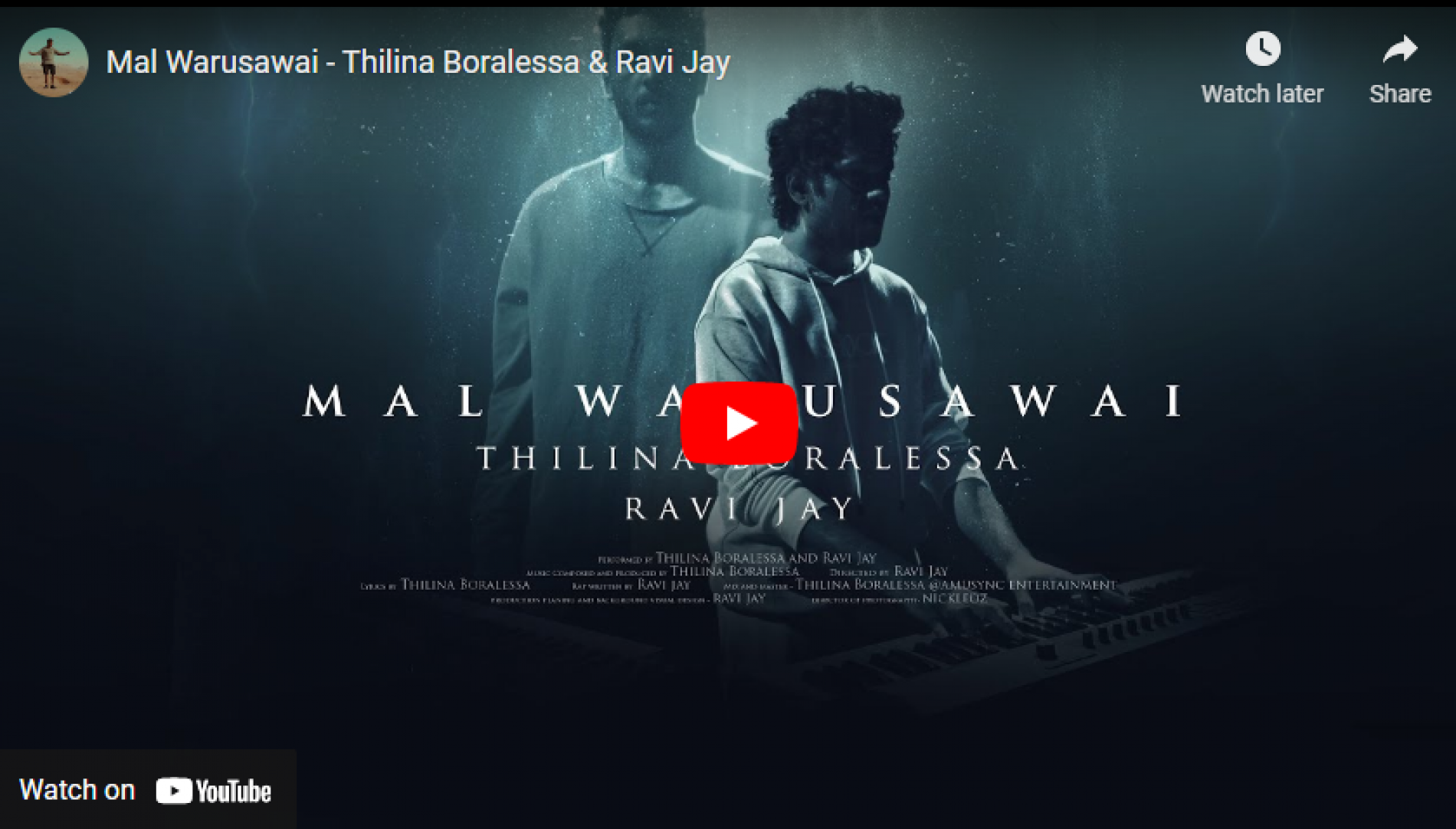 New Music : Mal Warusawai – Thilina Boralessa & Ravi Jay