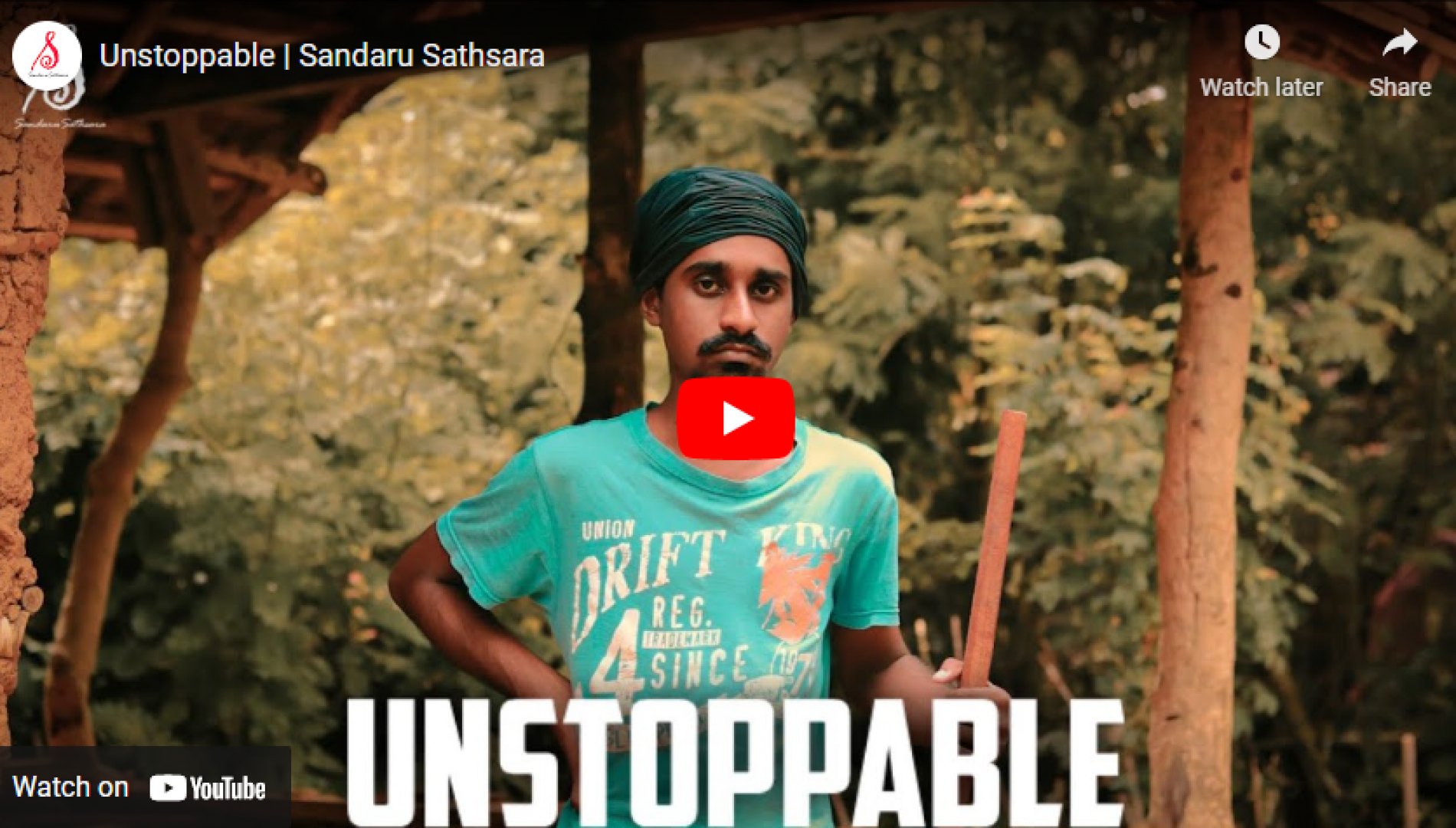 New Music : Unstoppable | Sandaru Sathsara