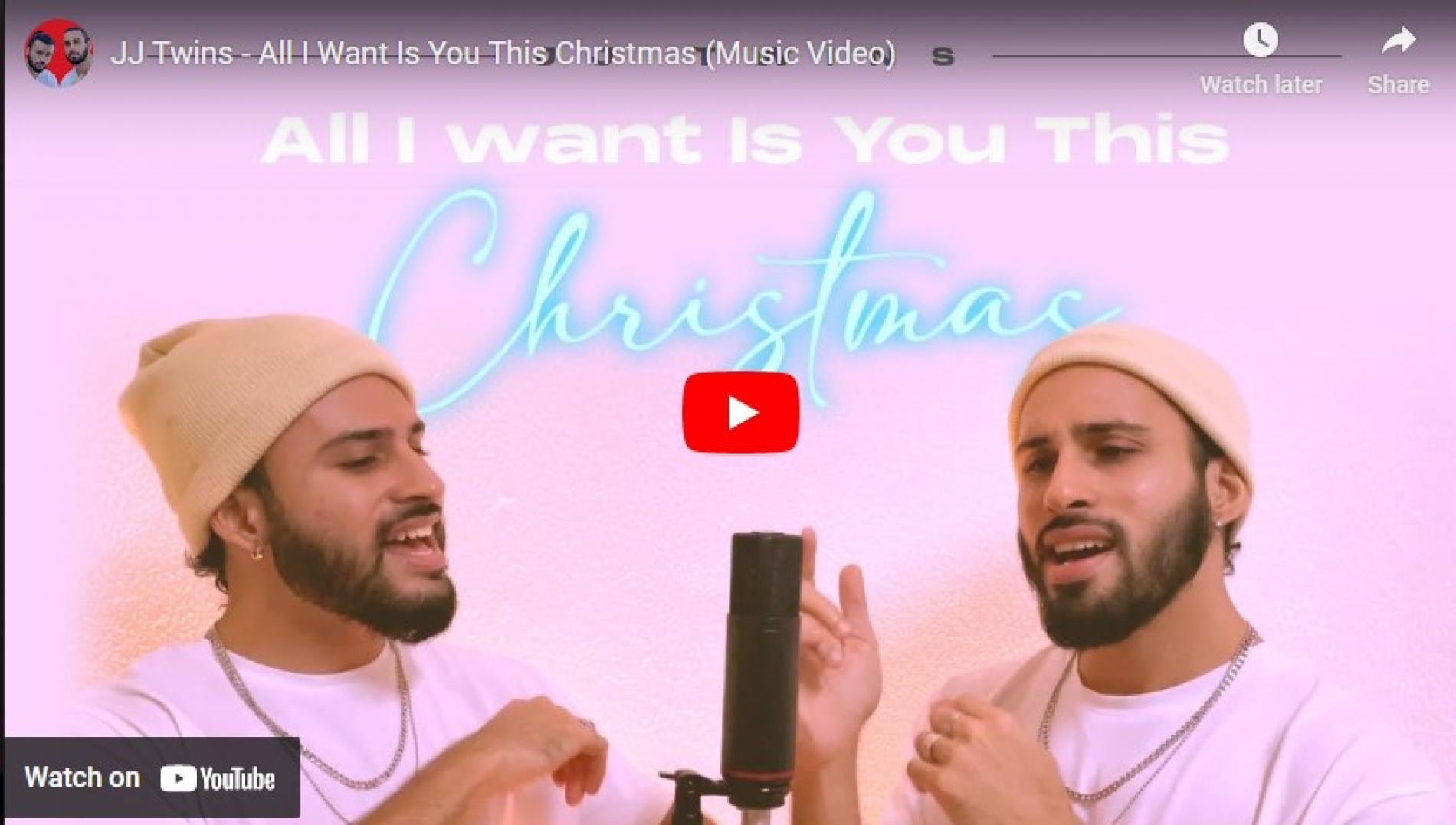 New Music : JJ Twins – All I Want Is You This Christmas (Music Video)