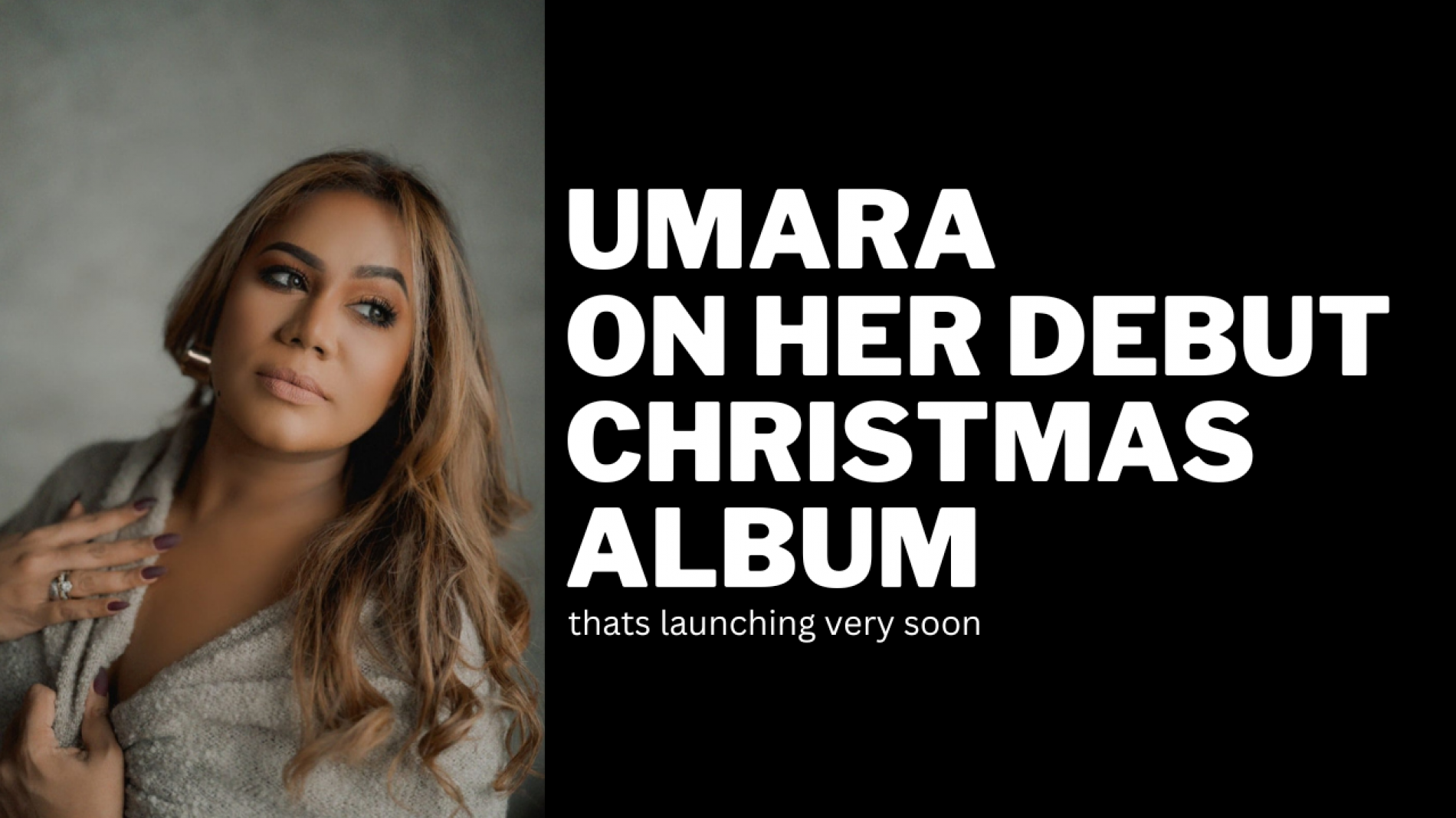 Umara On Her Debut Christmas Album