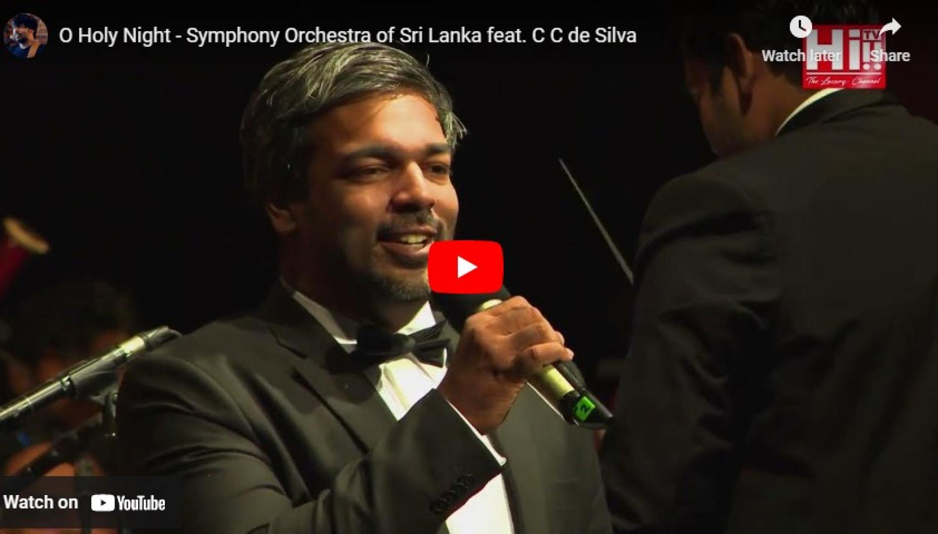 New Music : O Holy Night – Symphony Orchestra of Sri Lanka feat. C C de Silva