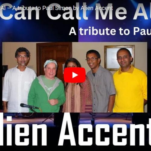 You Can Call Me Al – A Tribute To Paul Simon By Alien Accent