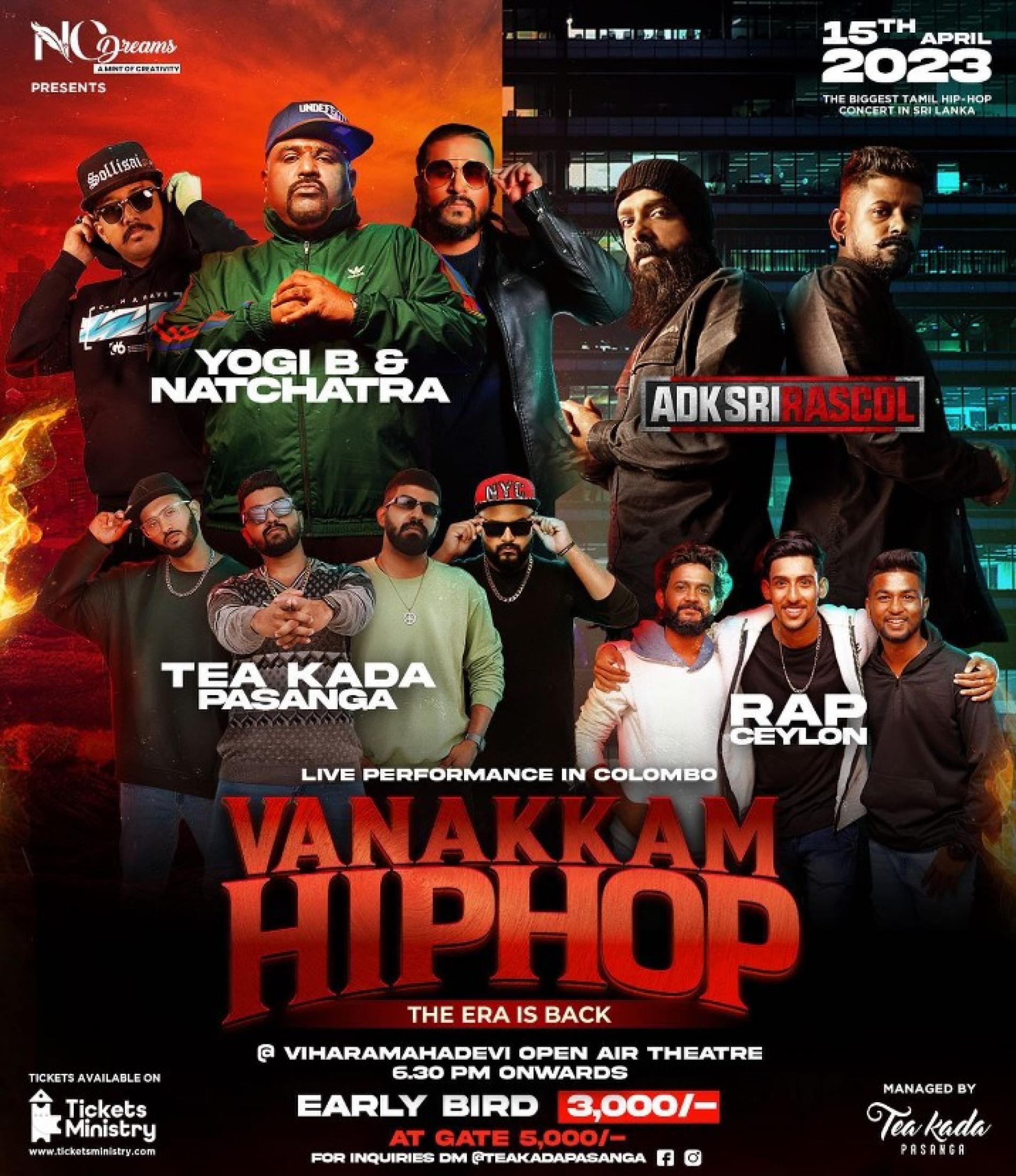 News : The Biggest Tamil Hip Hop Concert Is On This April!