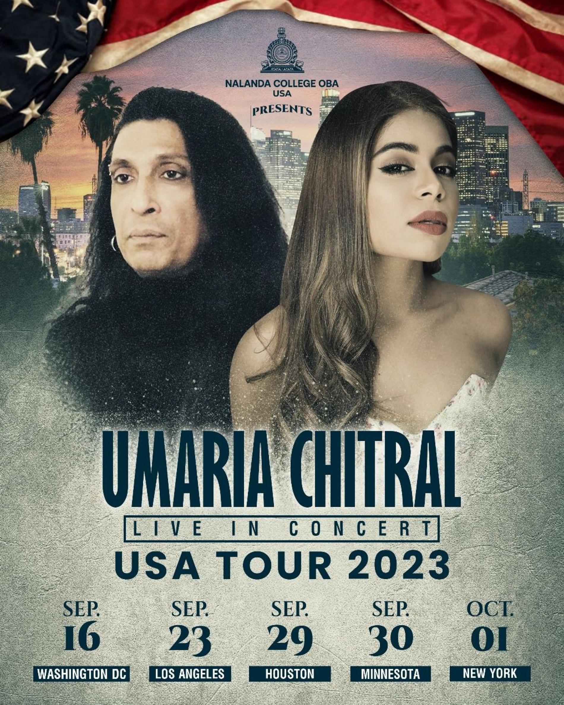 News : Umaria & Chitral To Tour USA This Month!