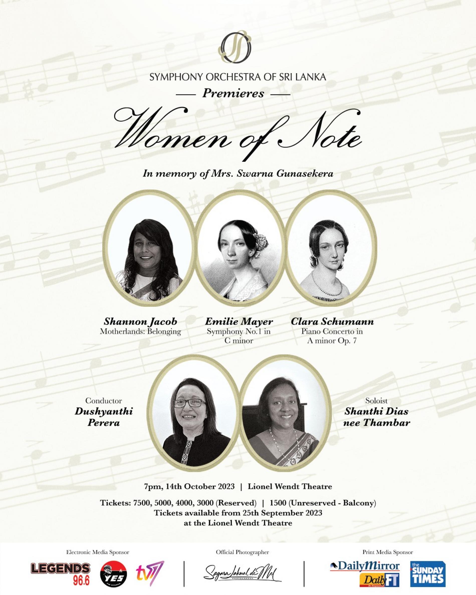 SOSL Presents Women Of Note