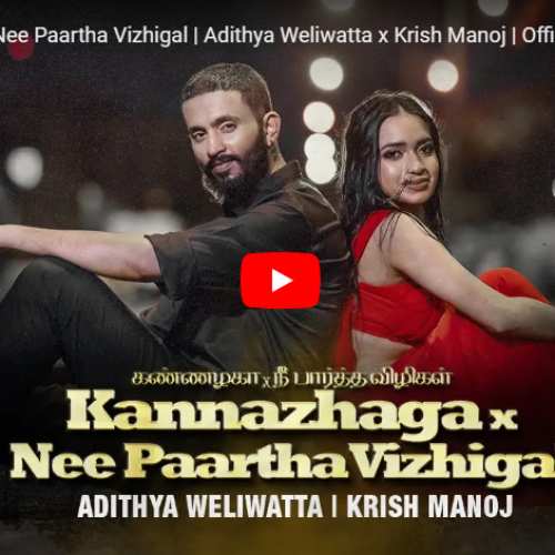 New Music : Kannazhaga X Nee Paartha Vizhigal | Adithya Weliwatta x Krish Manoj | Official Video