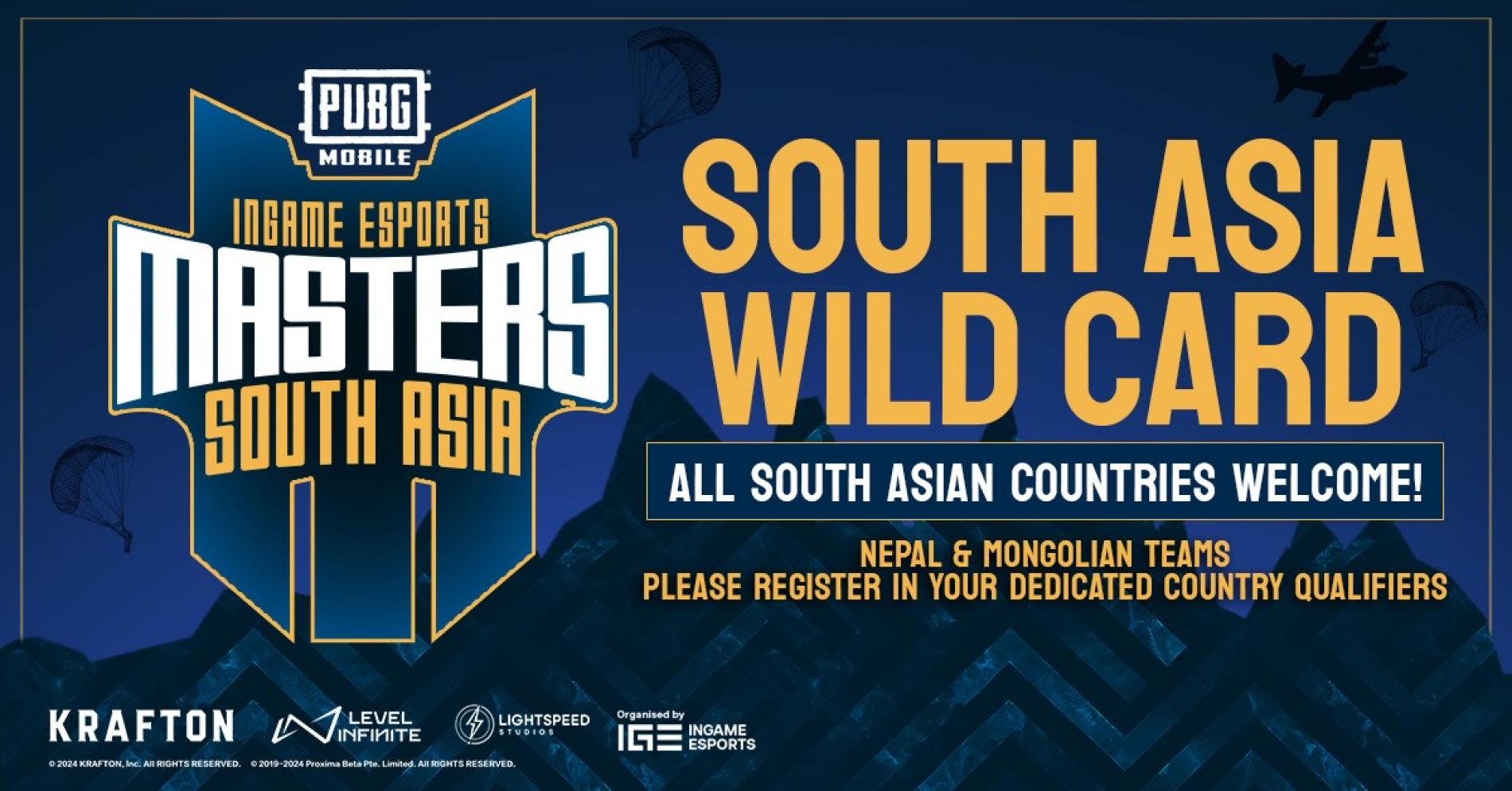 PUBG Mobile IGE Masters South Asia